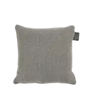 COSI FIRES Cosipillow Stickad värmedyna, med uppladdningsbart batteri, fyrkantigt - grått tyg (50x50)