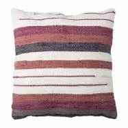 CREATIVE COLLECTION fyrkantig kudde med m&ouml;nster och dragkedja - m&aring;ngf&auml;rgad bomull