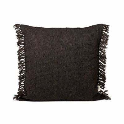 Ferm Living Kudde Kelim Fringe XL Brun