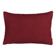Kuddfodral Lino 40x60 Vinröd