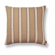 ferm LIVING Brown kudde 50x50 cm Stripe