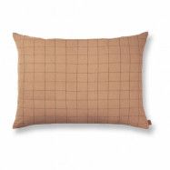 ferm LIVING Brown kudde 60x80 cm Grid