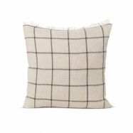 Ferm Living Calm kudde camel-black 48x48 cm