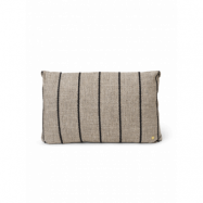 ferm LIVING Clean kudde Pasadena 60x40 cm Sand-svart