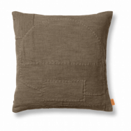 Ferm Living Darn kuddfodral 50x50 cm Dark Taupe