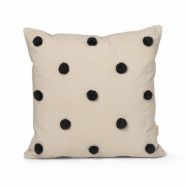 ferm LIVING Dot kudde 50x50 cm Sand-black