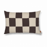 Ferm Living Fold patchwork kuddfodral 40x60 cm Coffee-undyed