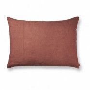 ferm LIVING Heavy Linen kudde 60x80 cm Berry Red
