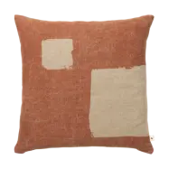 Ferm Living Oleo kuddfodral 50x50 cm Terracotta-Natural