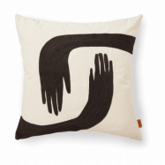 Ferm Living Pose kudde 50x50 cm Coffee-undyed