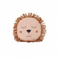 ferm LIVING Safari kudde lejon rose