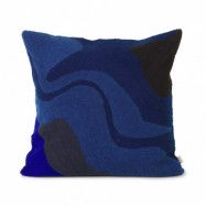 ferm LIVING Vista kudde 50x50 cm Dark blue