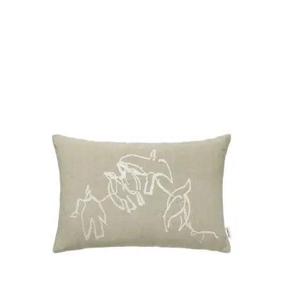 ferm LIVING - Vuelo Cushion Cover Elm Green