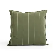HAY - Terrazza kudde, olivgrön med smala listar, 60 x 60 cm