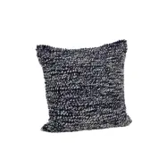 Hübsch - Blend-kudde, mörkblå, längd 40 cm –