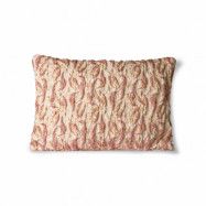 HKliving Floral kudde 30x40 cm Burgundy-gul