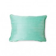 HKliving Groovy kudde Veckad 30x40 cm Turkos