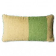 HKliving Handvävd kudde 38x74 cm ull Brun