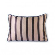 HKliving Kudde Satin/Velvet 35x50 cm Brown-taupe