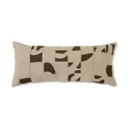 HKliving Natural patched kudde 30x70 cm Beige