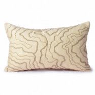 HKliving Stitched lines kudde 30x50 cm Cream-natural