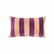 HKliving Striped kudde sammet 50x30 cm Midsummer