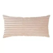HOUSE NORDIC Albury kudde, rektangulär - beige viskos/polyestertyg (30x60)