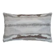 HOUSE NORDIC Banala kudde, rektangul&auml;r - beige mix polyesterv&auml;v