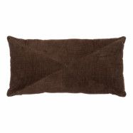 HOUSE NORDIC Griffith kudde, rektangulär - brunt bomullstyg (30x60)
