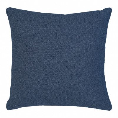 HOUSE NORDIC Savannah kudde, fyrkantig - blå bouclé polyestertyg