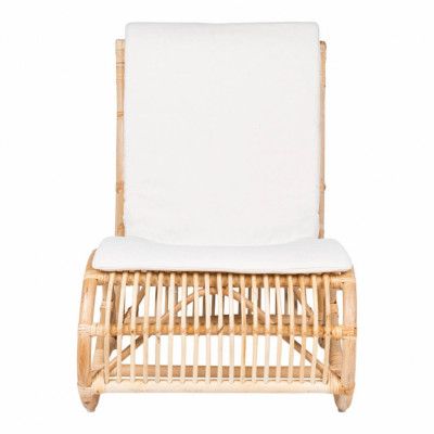 HOUSE NORDIC Valencia Fåtölj, med Kudde - Naturlig Rotting