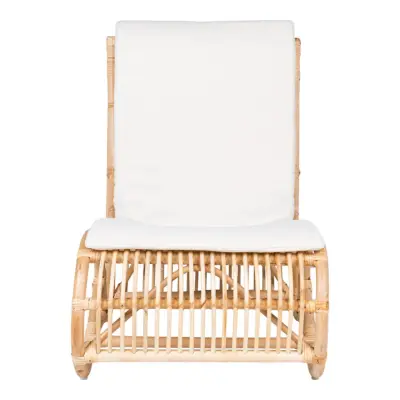 HOUSE NORDIC Valencia Fåtölj, med Kudde - Naturlig Rotting