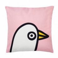Iittala Oiva Toikka Birdie kuddfodral 47x47 cm Rosa