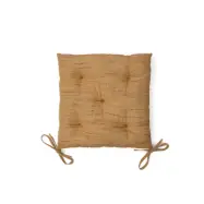 KAVE HOME Aren senapsgrå fåtöljkudde 45 x 45 cm