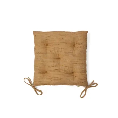 KAVE HOME Aren senapsgrå fåtöljkudde 45 x 45 cm