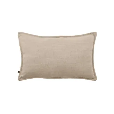 KAVE HOME Block kuddfodral - beige linne