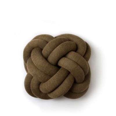 Kudde Knot brun