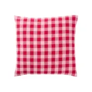 Kuddfodral Gingham 50x50cm Rosa