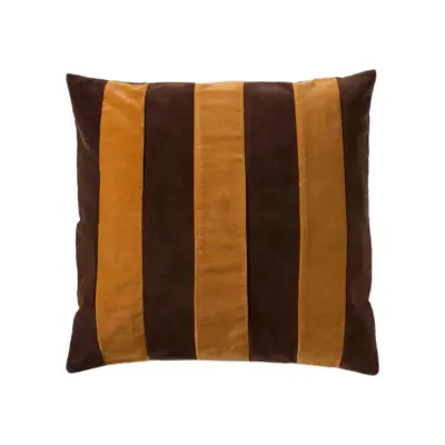 Kuddfodral Samira 50x50 cm Brun/Mörkbrun