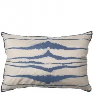 Kuddfodral Scratch 40x60 cm, Blå/Vit