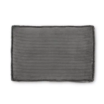 LAFORMA Blockkudde - grå sammet