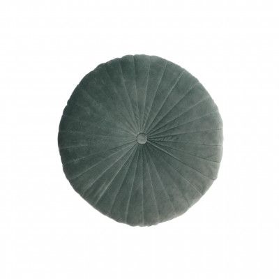 LAFORMA Brunetta kudde, rund - mörk turkos sammet