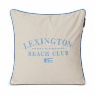 Lexington Beach Club Embroidered kuddfodral 50x50 cm Beige-blå