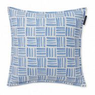 Lexington Graphic Printed Cotton Canvas kuddfodral 50x50 cm Blue-White