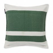 Lexington Irregula Striped Cotton kuddfodral 50x50 cm Green-White