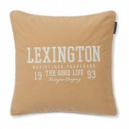 Lexington Logo Twill kuddfodral 50x50 cm Oat-White