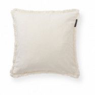 Lexington Organic cotton velvet fringe kuddfodral 50x50 cm Vit