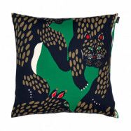 Marimekko Pieni Ilves kuddfodral 50x50 cm Green-off white-dark blue