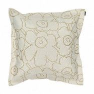 Marimekko Pieni Piirto Unikko kuddfodral 50x50 cm Linen-straw