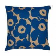 Marimekko Pieni Unikko kuddfodral 50x50 cm Brown-blue
